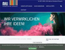 Tablet Screenshot of mali-folienbeschriftung.de